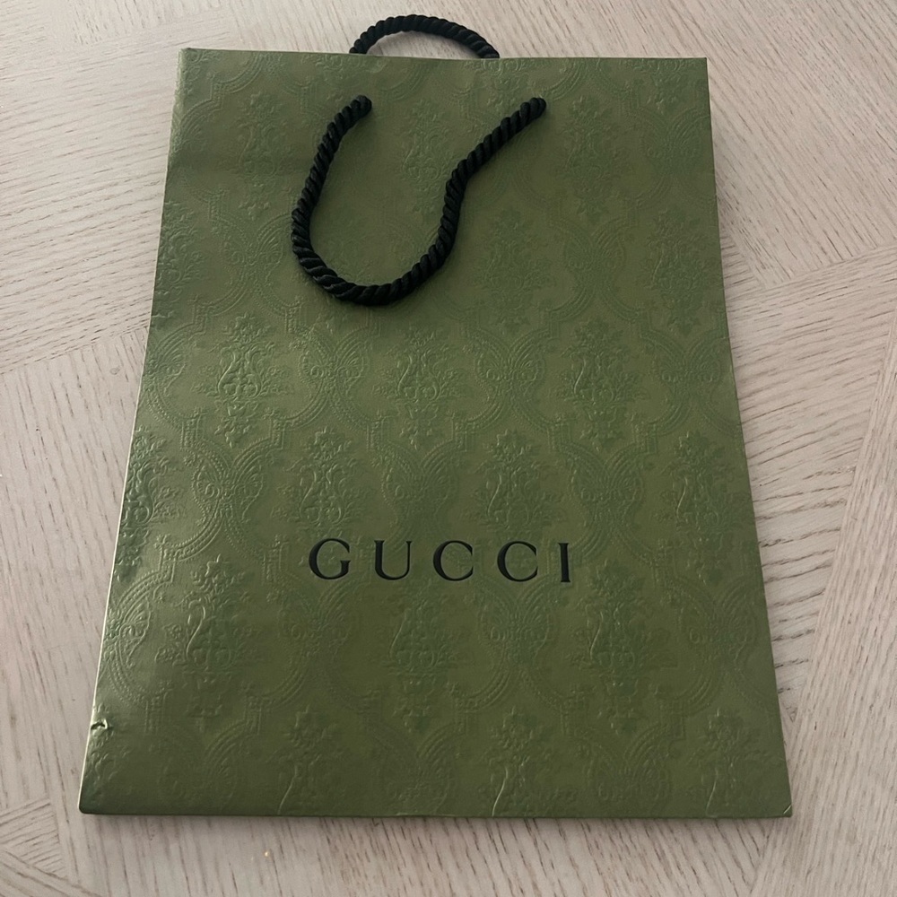GUCCI Gift Green Bag